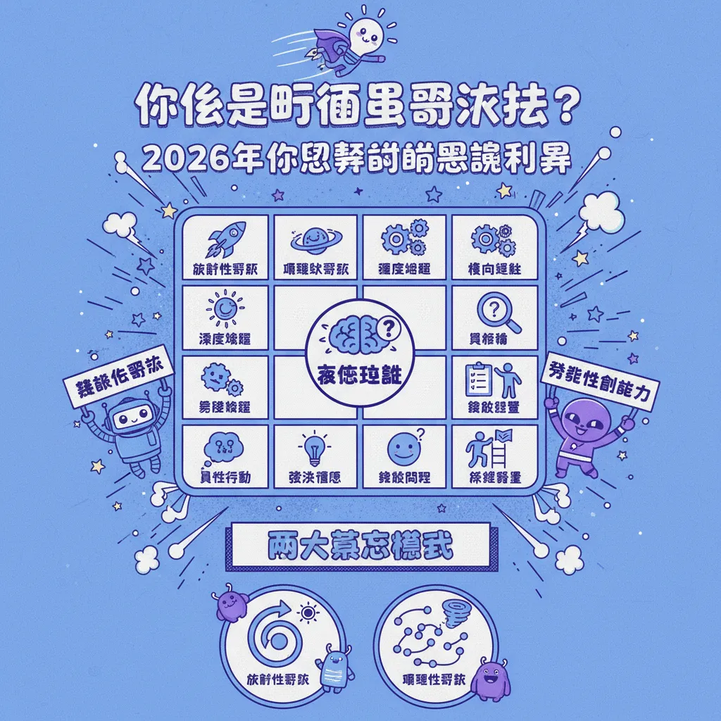 什麼是曼陀羅思考法？2026年你必須懂的思維利器