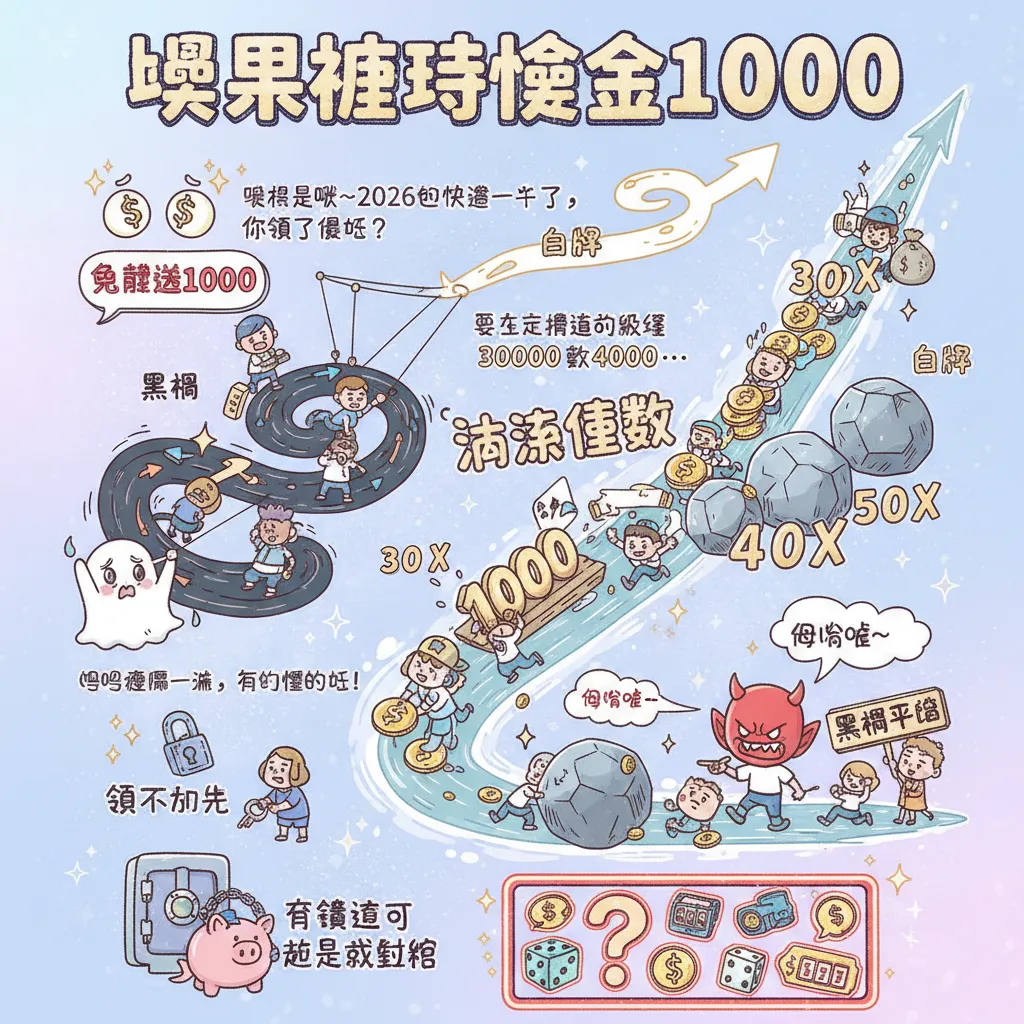 娛樂城體驗金1000領了沒？小心黑網陷阱跟流水倍數