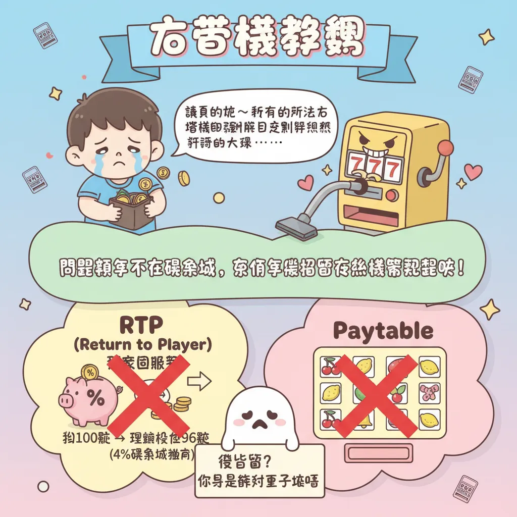 新手必看！老虎機教學：搞懂RTP和Paytable才能贏獎金
