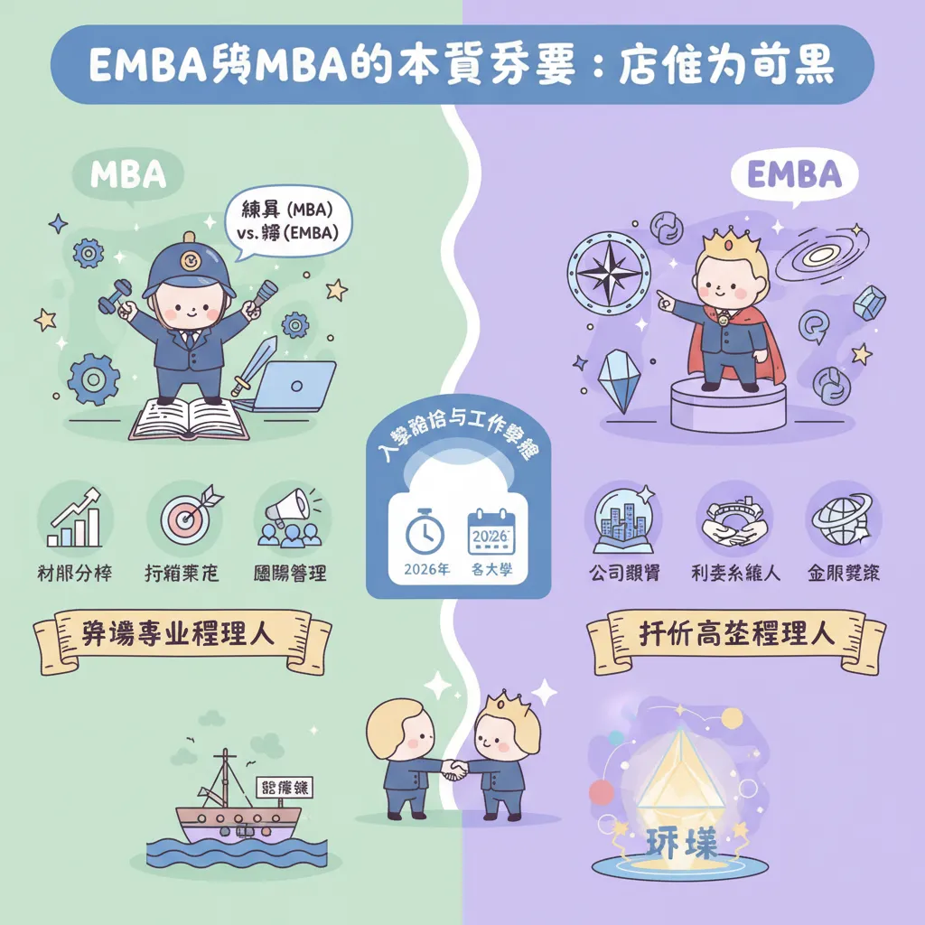 EMBA與MBA的本質差異：定位與目標