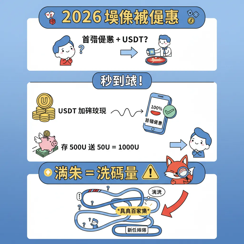 首儲優惠搭配USDT加密交易，真人百家樂洗碼量這樣算