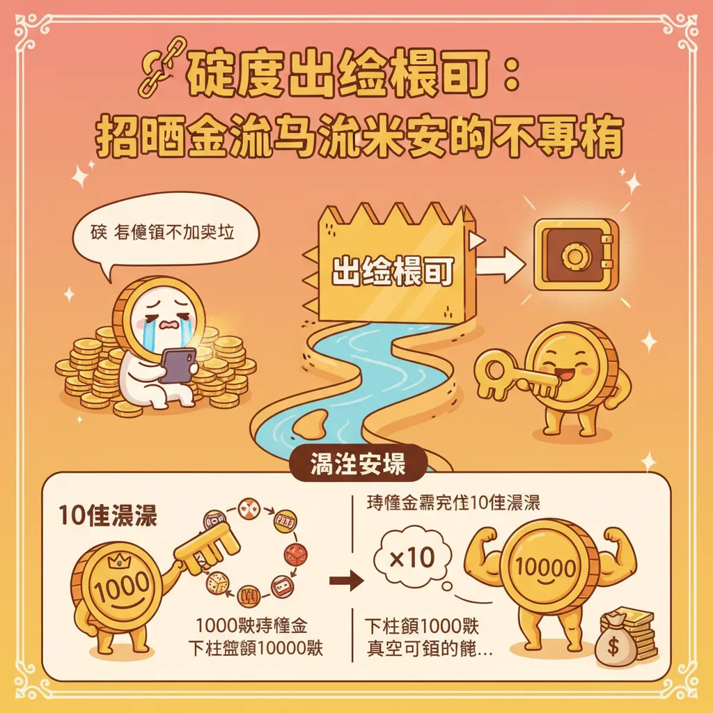 破解出金限制：搞懂金流與流水要求不被坑