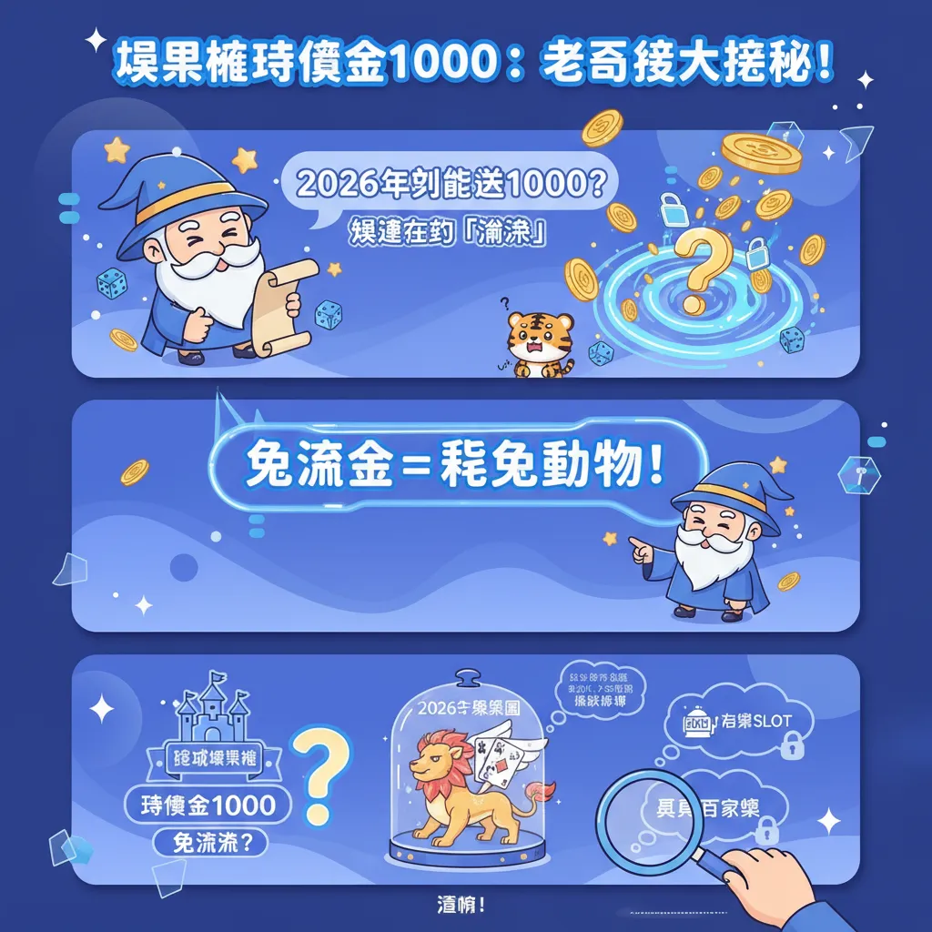 鉅城娛樂城體驗金1000免流水？老虎SLOT玩家必看